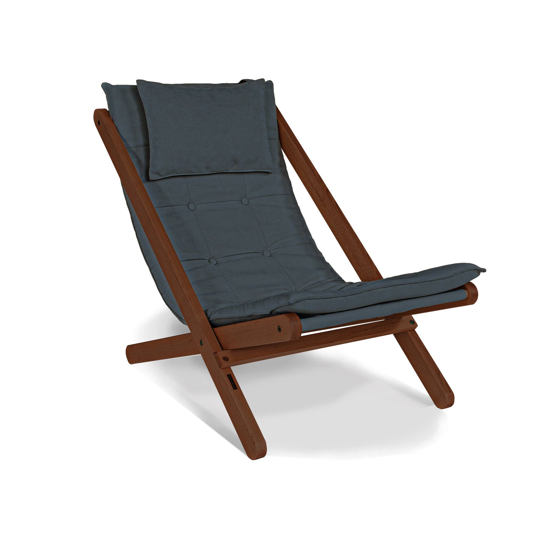 update alt-text with template ALLEGRO Wooden Deckchair Cushion Seat-Stoel-Marior HOME-Walnut-Graphite-Allegro_deckchair_walnut_graphite_ec88004e-fec8-4412-b6b2-3fa175618fb0-chairs, stoel-Product type: folding deck chair with soft seat pad Frame material: solid beech wood (certified FSC) Frame colours: untreated (no oil, no varnish) natural (linseed oil) walnut (linseed oil) Seat: polyester fabric, polyurethane foam filling Fabric colours: 10 colours available Backrest adjustment: no Assembly: one person eas