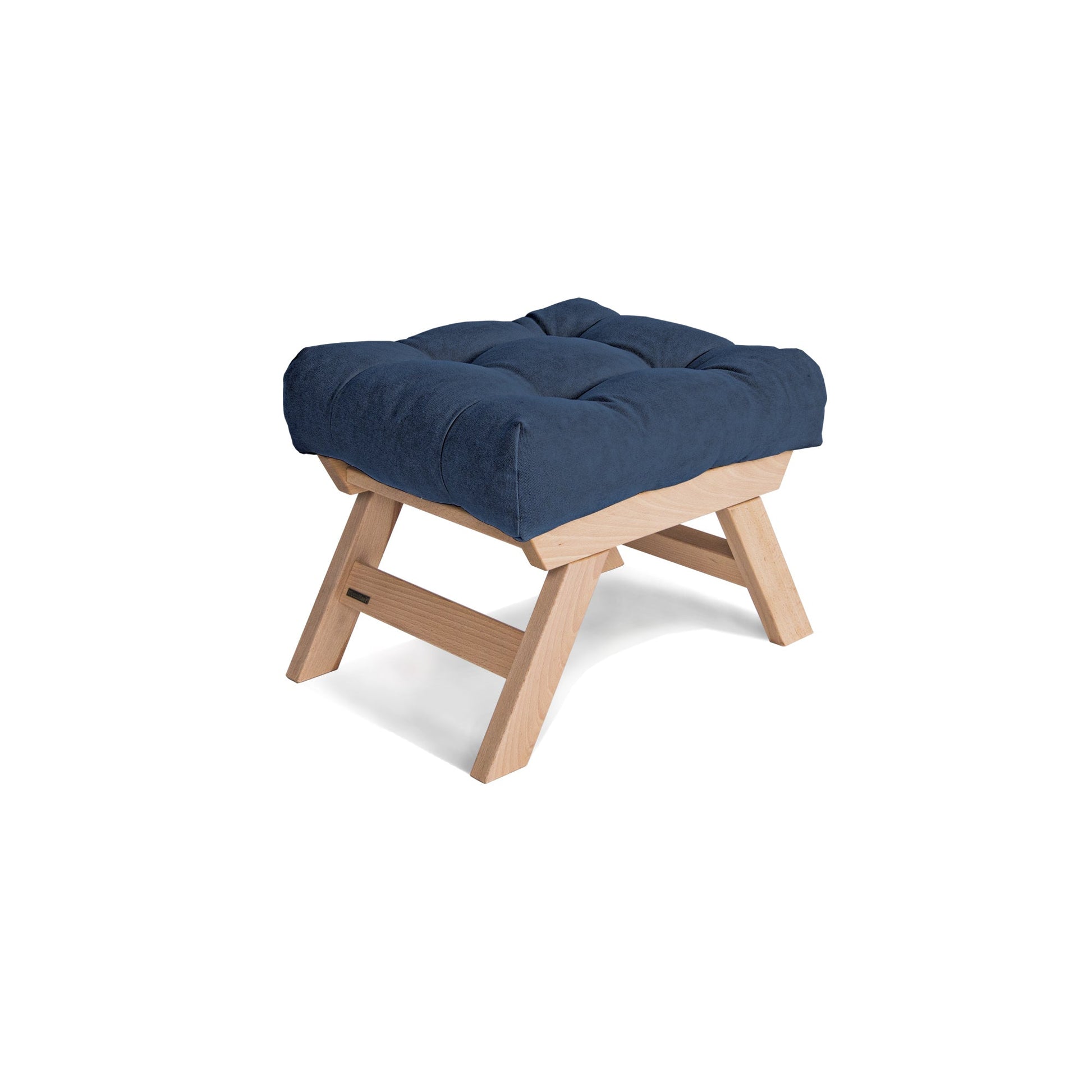 update alt-text with template ALLEGRO Pouffe Wood Natural-Poef-Marior HOME-Untreated-Blue-Allegro_pouffe_blue_b4bfb07a-fbc1-4b08-8ee7-a4445ca94acc-poef, pouffes-Product type: pouffe Frame material: solid beech wood (certified FSC) Frame colours: untreated (no oil, no varnish) natural (linseed oil) walnut (linseed oil) Seat: polyester fabric, hollow fibre filling Fabric colours: 10 colours available Assembly: item is assembled Country of origin: Ukraine Manufacturer warranty: 2 years WEIGHTS & DIMENSIONS Len