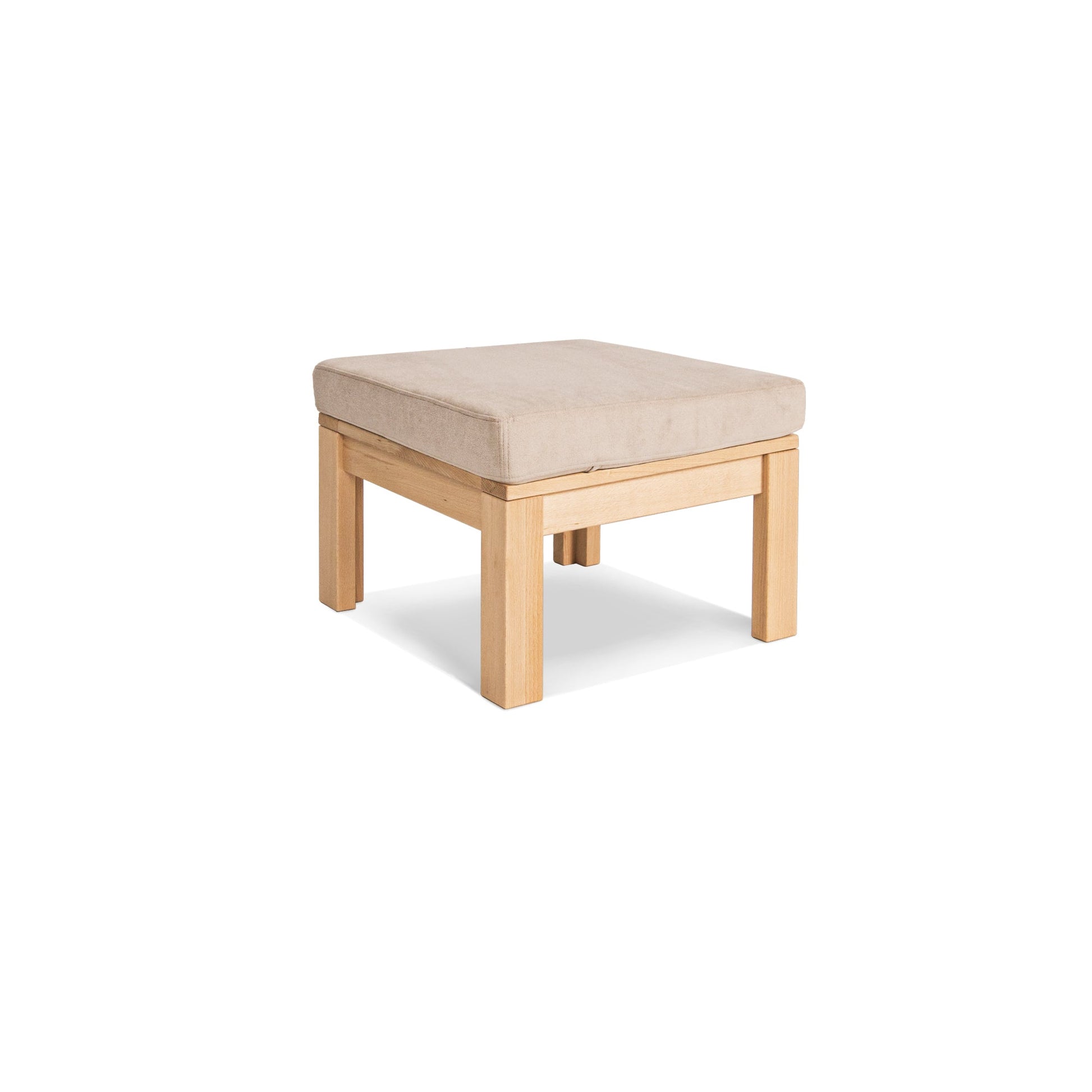 update alt-text with template MEXICO Pouffe Coffee Table, Solid Wood-Poef-Marior HOME-Untreated-Cream-Mexico_table_pouffe_cremy_a032690a-9ee9-4add-b46a-1949893b878c-poef, pouffes-Product type: pouffe Frame material: solid beech wood (certified FSC) Frame colours: untreated (no oil, no varnish) natural (linseed oil) walnut (linseed oil) Seat: polyester fabric, polyurethane foam filling Fabric colours: 10 colours available Assembly: one person easy assembly Assembly instruction: included Assembly tools: inclu