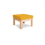 update alt-text with template MEXICO Pouffe Coffee Table, Solid Wood-Poef-Marior HOME-Untreated-Yellow-Mexico_table_pouffe_yellow_9f340c9d-4865-46cd-a3af-33f51e23ee2d-poef, pouffes-Product type: pouffe Frame material: solid beech wood (certified FSC) Frame colours: untreated (no oil, no varnish) natural (linseed oil) walnut (linseed oil) Seat: polyester fabric, polyurethane foam filling Fabric colours: 10 colours available Assembly: one person easy assembly Assembly instruction: included Assembly tools: inc