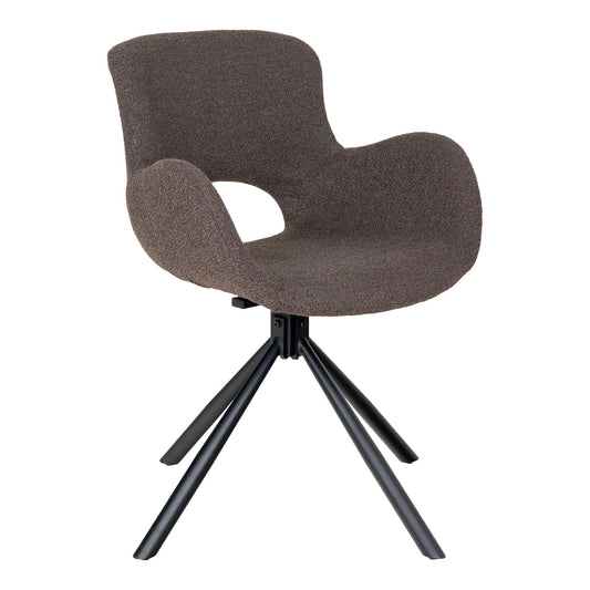 Amorim Dining Chair - Eetkamerstoel Bouclé Paddenstoelkleur - set van 2-Stoel-House Nordic-amorim-dining-chair-dining-chair-in-boucle-mushroom-with-swivel-set-of-2-1-eetkamerstoel, keuken, stoel-Eetkamerstoel, Bouclé paddestoelkleur. Draaibare stoel. Materiaal Stof, staal Kleur Paddestoel-5713917026760-1001187-Cerasus Homestyle