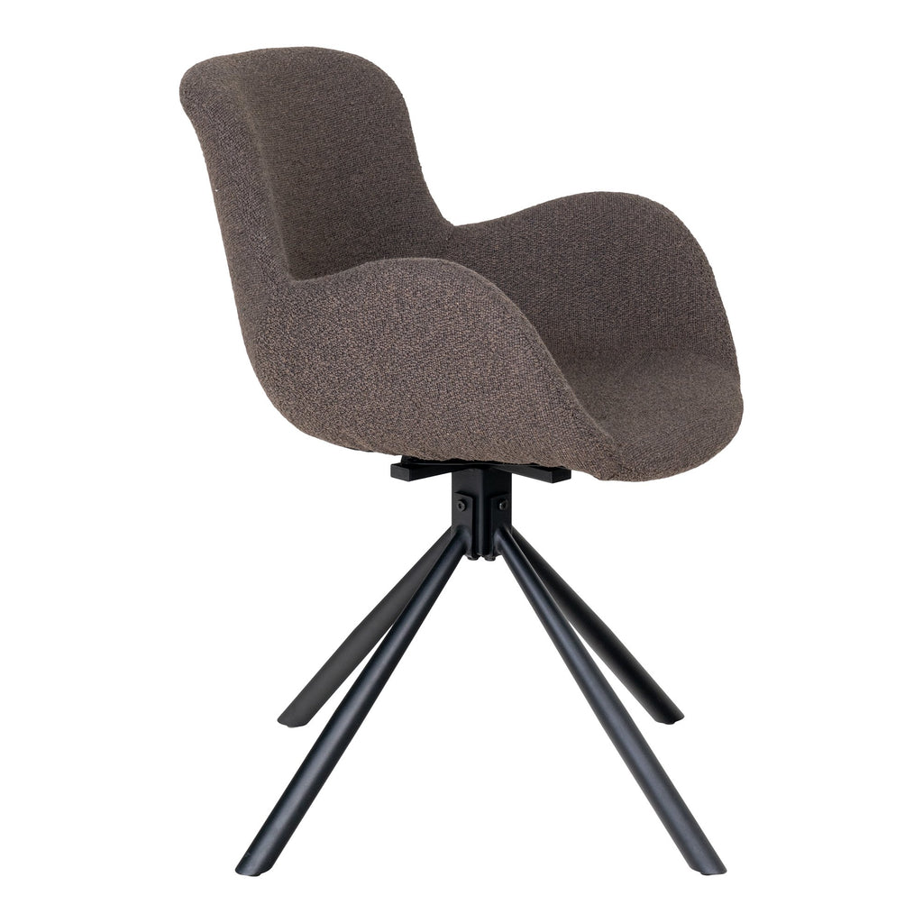 Amorim Dining Chair - Chaise de salle à manger Bouclé couleur Champignon - lot de 2