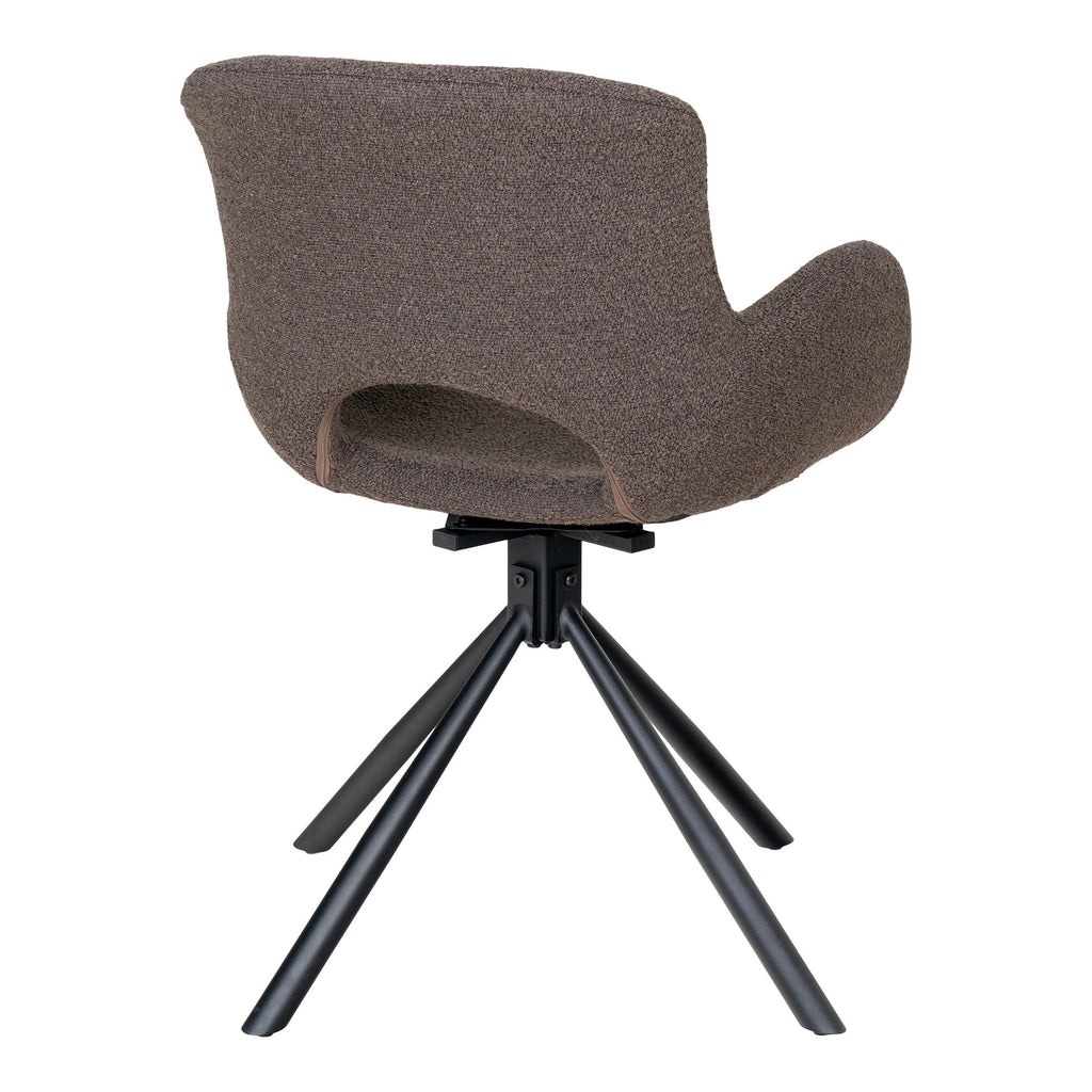 Amorim Dining Chair - Chaise de salle à manger Bouclé couleur Champignon - lot de 2