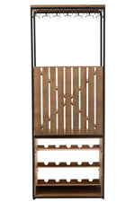 Barkast Sparhout Bruin-Kast-J-Line-bar-cab-gl-bot-wd-met-nat-bl-5-bar, barkast, kasten-Breedte 30 Hoogte 160 Lengte 60 Gewicht 20 kg Verzameling ZOMER 2021 Kleur 1 NATUURLIJK Materiaal samenstelling METAAL (35%), SPARHOUT (65%) Intrastat-code 94036010 Montage vereist Nvt-5400924105471-10547-Cerasus Homestyle