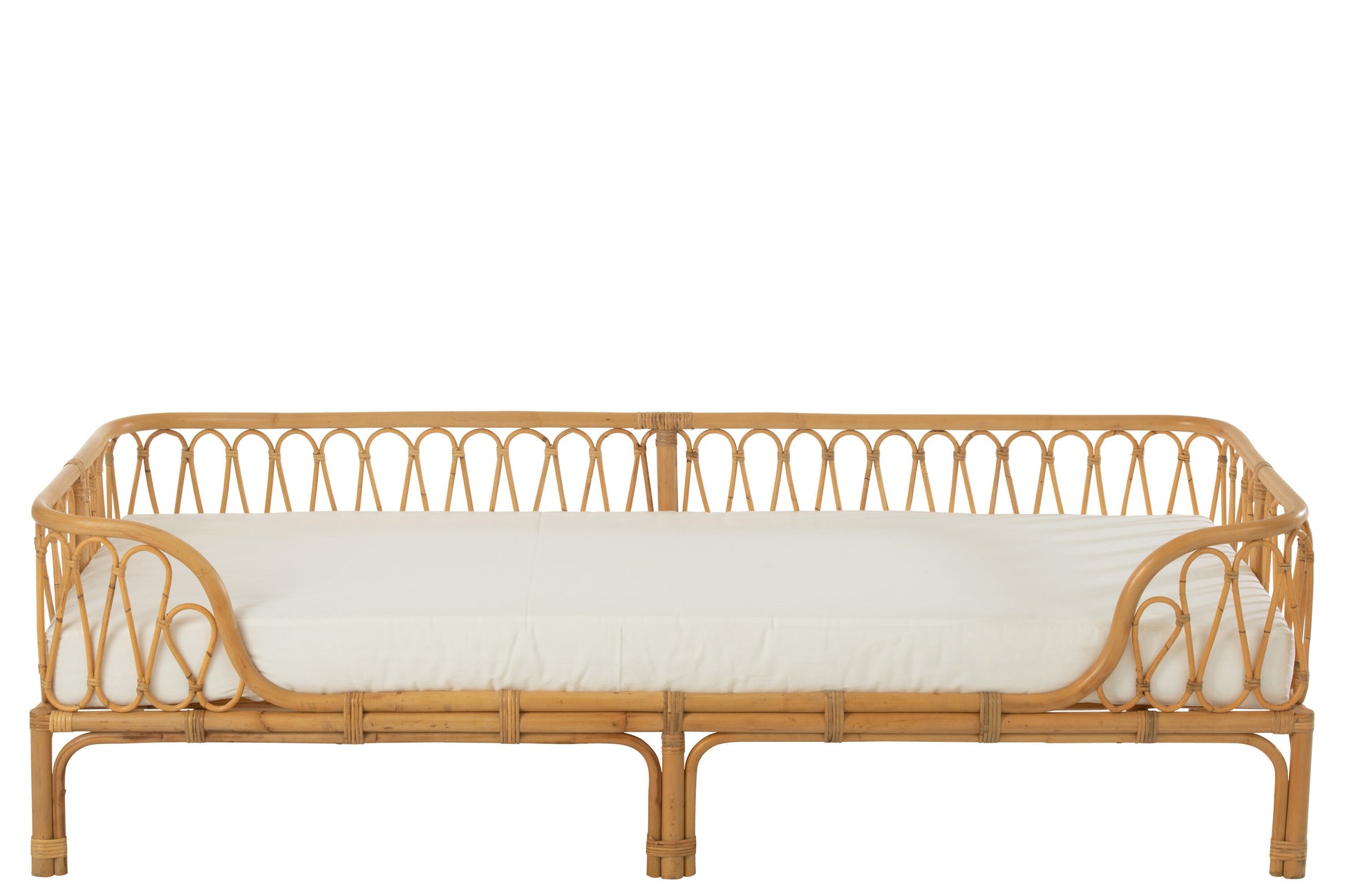 Pierre Rattan Bed Naturel-Bed-J-Line-bed-pierre-rattan-nat-3-bed, outdoor-Breedte 77 Hoogte 55 Lengte 186 Gewicht 14,8 kg Verzameling ZOMER 2023 Kleur 1 NATUURLIJK Materiaal samenstelling ROTAN(90%),STOF(5%),SCHUIM(5%) Maximaal zitgewicht 100 Montage vereist Nvt-5400924310585-31058-Cerasus Homestyle