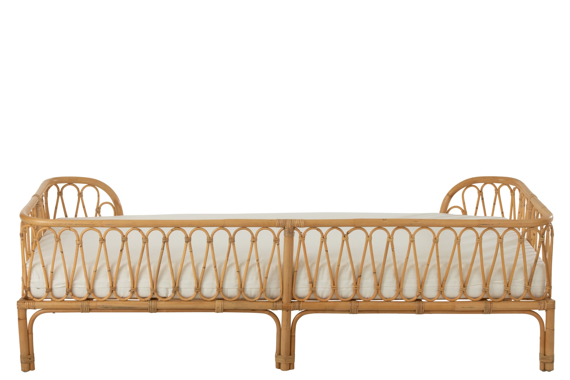 Pierre Rattan Bed Naturel-Bed-J-Line-bed-pierre-rattan-nat-5-bed, outdoor-Breedte 77 Hoogte 55 Lengte 186 Gewicht 14,8 kg Verzameling ZOMER 2023 Kleur 1 NATUURLIJK Materiaal samenstelling ROTAN(90%),STOF(5%),SCHUIM(5%) Maximaal zitgewicht 100 Montage vereist Nvt-5400924310585-31058-Cerasus Homestyle