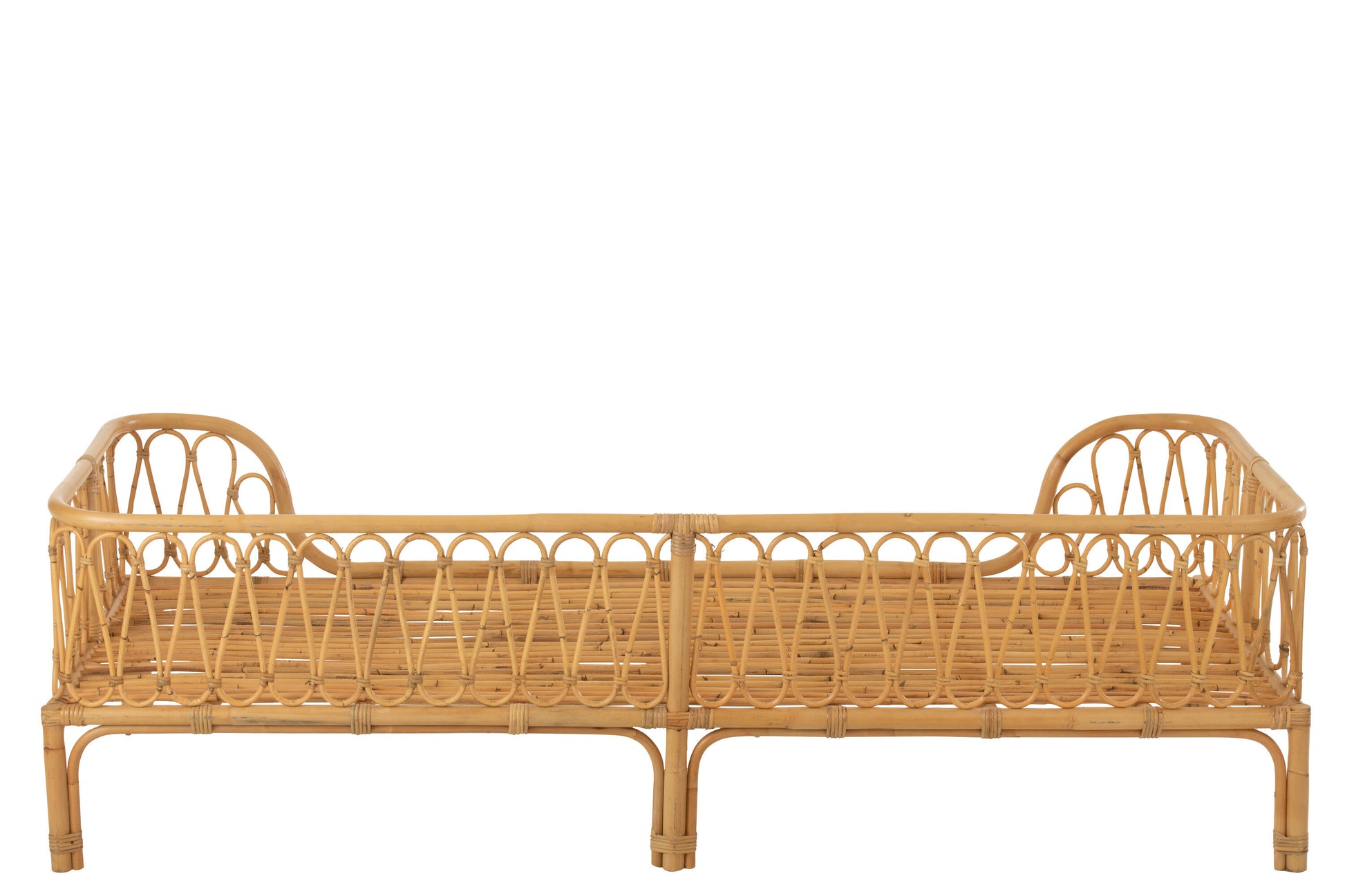 Pierre Rattan Bed Naturel-Bed-J-Line-bed-pierre-rattan-nat-9-bed, outdoor-Breedte 77 Hoogte 55 Lengte 186 Gewicht 14,8 kg Verzameling ZOMER 2023 Kleur 1 NATUURLIJK Materiaal samenstelling ROTAN(90%),STOF(5%),SCHUIM(5%) Maximaal zitgewicht 100 Montage vereist Nvt-5400924310585-31058-Cerasus Homestyle