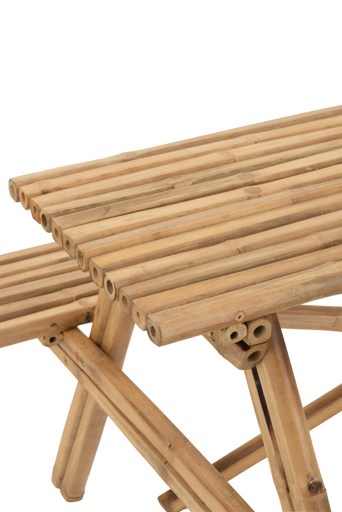 update alt-text with template Bankje Bamboe Naturel-J-Line-bench-bamboo-natural-5-Bankje Bamboe Naturel Breedte 120 Hoogte 77 Lengte 120 Gewicht 26,7 kg Verzameling Zomer 2020 Kleur Natuurlijk Materiaal samenstelling Bamboe(100%) Montage vereist Ja-5400924015800-1580-Cerasus Homestyle