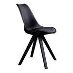 Bergen Dining Chair - Stoel in zwart met zwarte houten poten - set van 2-Stoel-House Nordic-bergen-dining-chair-chair-in-black-with-black-wood-legs-4-eetkamerstoel, stoel-Stoel in zwart met zwarte houten poten Materiaal PU-leer, Resistent gegoten kunststof, Rubberwood Kleur Zwart-5713917002917-1001023-Cerasus Homestyle