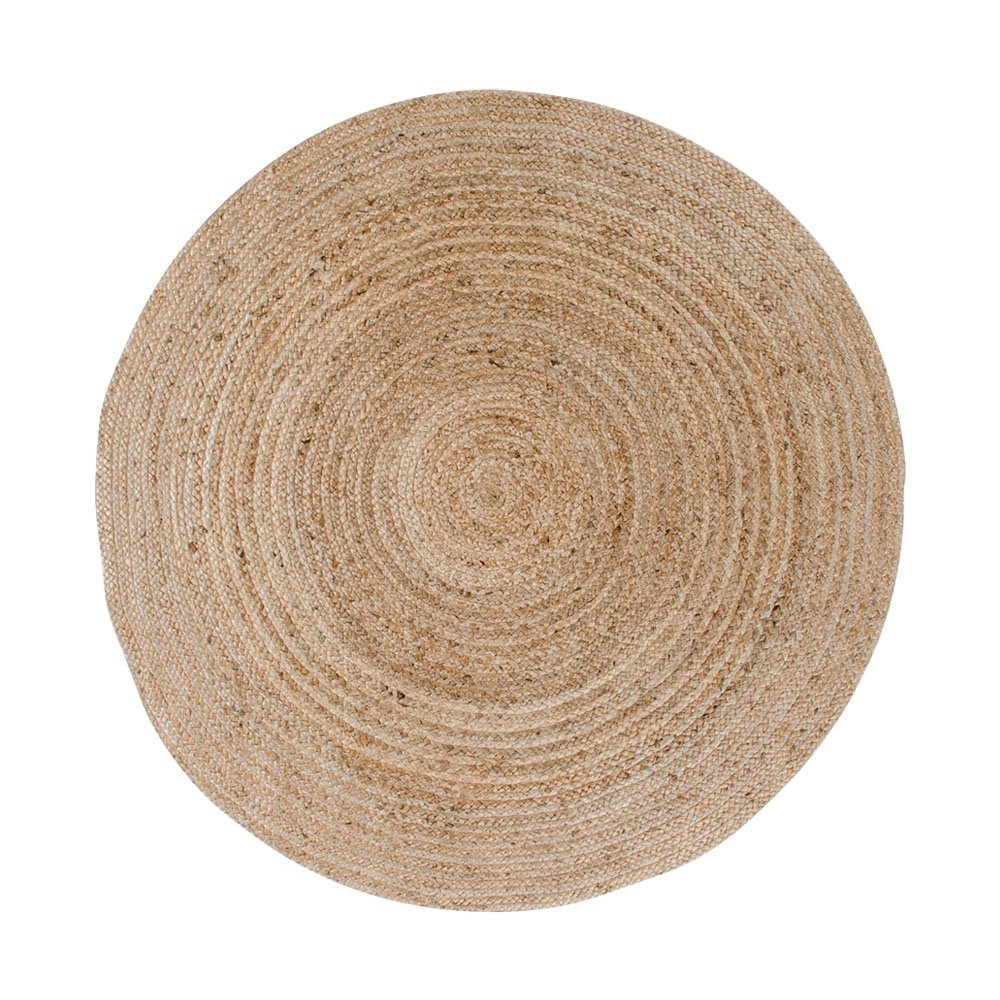 Tapis Bombay - Tapis en Jute Tressé #2 - Naturel Ø150 cm