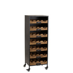 J-Line Wijnrek Staal/Sparhout Zwart met Wielen-Kast-J-Line-cabinet-7-dr-wine-bot-me-wd-na-1-rek, wijn-Breedte 35 Hoogte 120 Lengte 43,5 Gewicht 18,26 kg Verzameling ZOMER 2020 Kleur 1 ZWART Kleur 2 NATUURLIJK Materiaal samenstelling STAAL (50%), SPARHOUT (50%) Intrastat-code 94036010 Montage vereist Ja-5400924011321-1132-Cerasus Homestyle