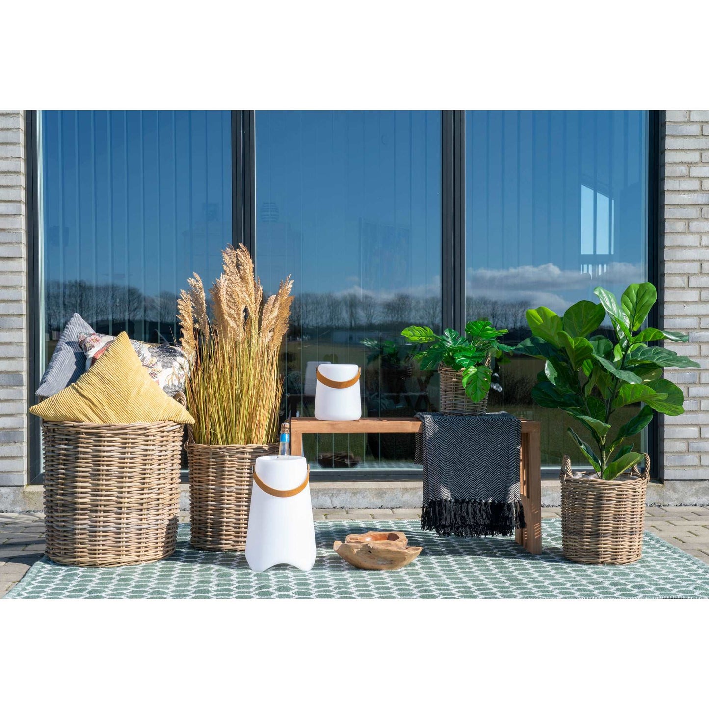 Caor Manden - 4 ronde manden-Accessoires-House Nordic-caor-baskets-4-round-baskets-8-buiten, manden-4 ronde manden Materiaal Kubu rotan Kleur Natuurlijk-5713917006212-4401070-Cerasus Homestyle