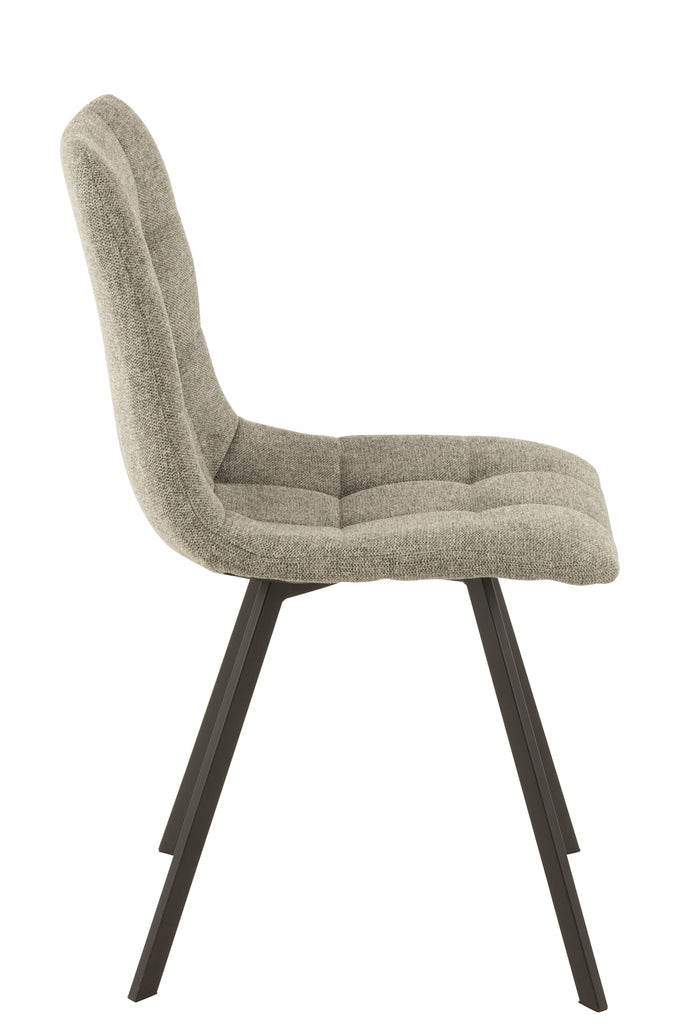 Babette Textile Chair - Grey