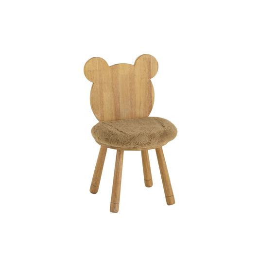 J-Line Kinderstoel Beerdesign-Stoel-J-Line-chair-child-bear-wood-natural-1-kinderen, stoel-Breedte 30 Hoogte 63 Lengte 36,5 Gewicht 3,67 kg Verzameling ZOMER 2022 Kleur 1 BEIGE Kleur 2 NATUURLIJK Materiaal samenstelling TEXTIEL (15%),RUBBERHOUT (85%) Intrastat-code 94016900 Montage vereist Nvt-5400924201876-20187-Cerasus Homestyle