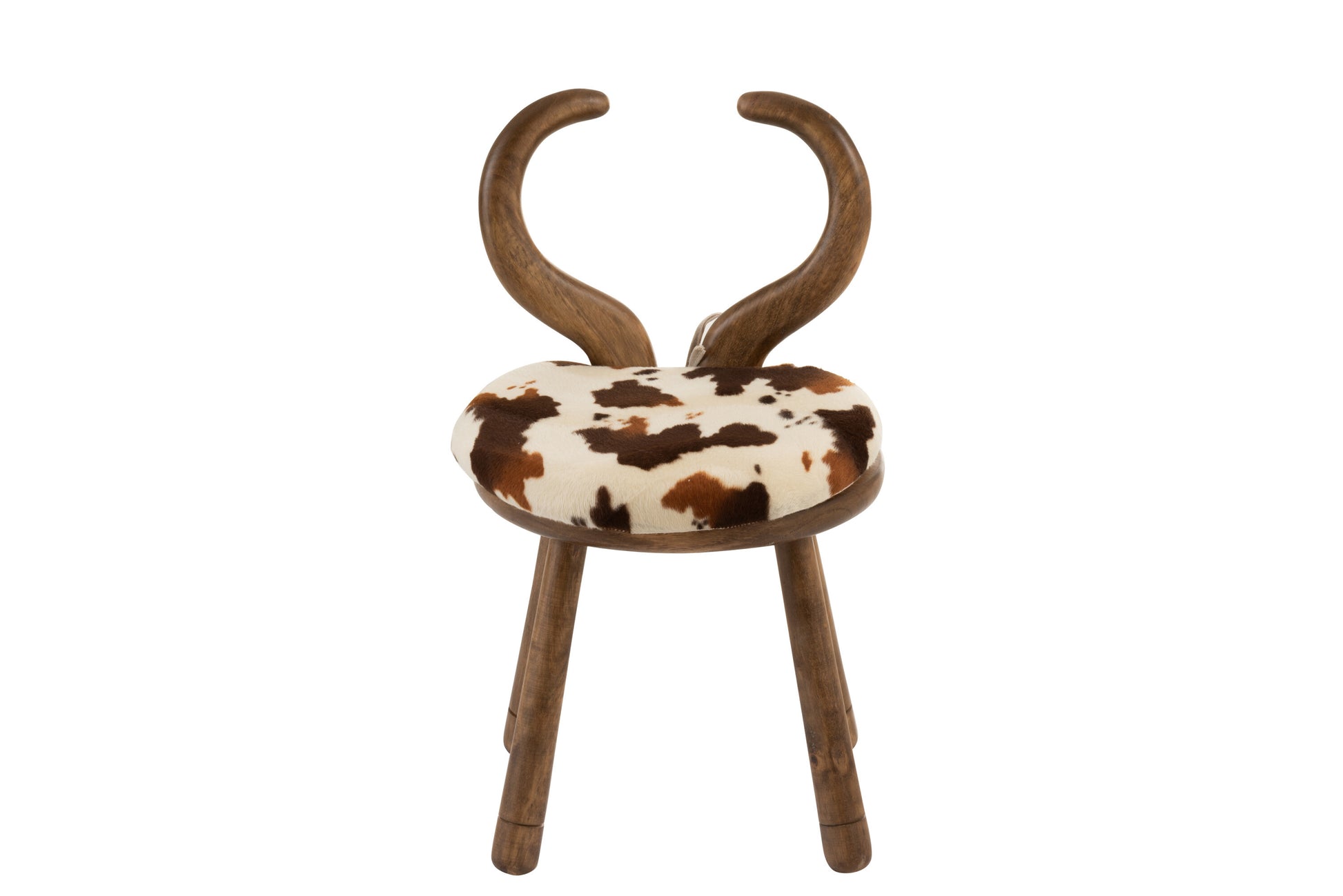 J-Line Kinderstoel Koedesign-Stoel-J-Line-chair-ears-cow-wood-br-2-kinderen, stoel-Breedte 36 Hoogte 58 Lengte 36 Gewicht 3,07 kg Verzameling WINTER 2019 Kleur 1 BRUIN Kleur 2 NATUURLIJK Materiaal samenstelling RUBBERHOUT (80%), NEPBONT (8%), SCHUIM (7%), STOF (5%) Montage vereist Nvt-5415203961341-96134-Cerasus Homestyle