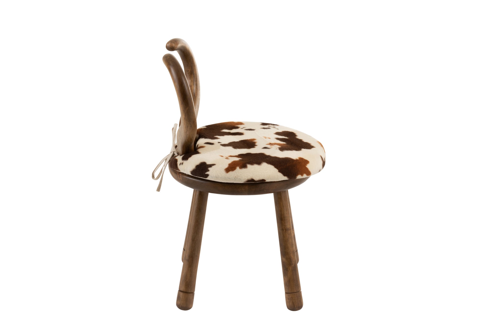 J-Line Kinderstoel Koedesign-Stoel-J-Line-chair-ears-cow-wood-br-3-kinderen, stoel-Breedte 36 Hoogte 58 Lengte 36 Gewicht 3,07 kg Verzameling WINTER 2019 Kleur 1 BRUIN Kleur 2 NATUURLIJK Materiaal samenstelling RUBBERHOUT (80%), NEPBONT (8%), SCHUIM (7%), STOF (5%) Montage vereist Nvt-5415203961341-96134-Cerasus Homestyle