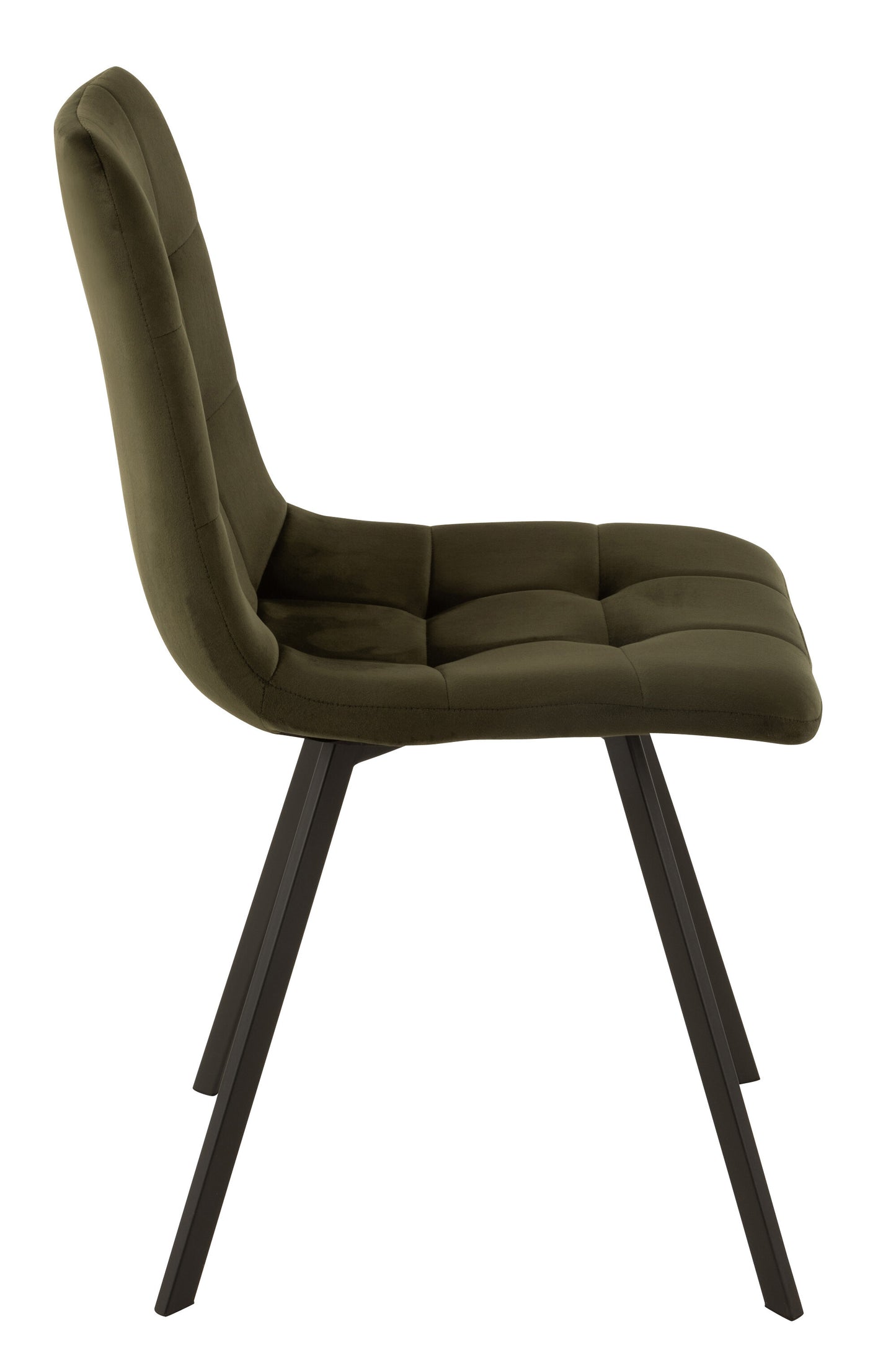 Morgan Stoel Textiel Donkergroen-Stoel-J-Line-Groen-chair-morgan-textile-met-d-grn-3-eetkamerstoel, stoel-Breedte 45 Hoogte 86 Lengte 54 Gewicht 4,53 kg Verzameling WINTER 2021 Kleur 1 GROEN Materiaal samenstelling METAAL (20%), SPONS (30%), TRIPLEX (20%), POLYESTER (30%) Maximaal zitgewicht 120 Stoelhoogte 48 Montage vereist Ja-5400924154929-15492-Cerasus Homestyle