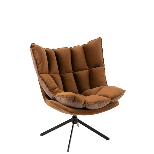 J-Line Relaxstoel Textiel Bruin-Stoel-J-Line-chair-rel-cush-fr-tex-met-br-1-loungestoel, stoel-Breedte 73 Hoogte 92 Lengte 78 Gewicht 15,8 kg Verzameling WINTER 2020 Kleur 1 BRUIN Materiaal samenstelling METAAL(70%),POLYESTER(30%) Intrastat-code 94017100 Maximaal zitgewicht 150 Zit diepte 51 Stoelhoogte 52 Montage vereist Ja-5400924053222-5322-Cerasus Homestyle