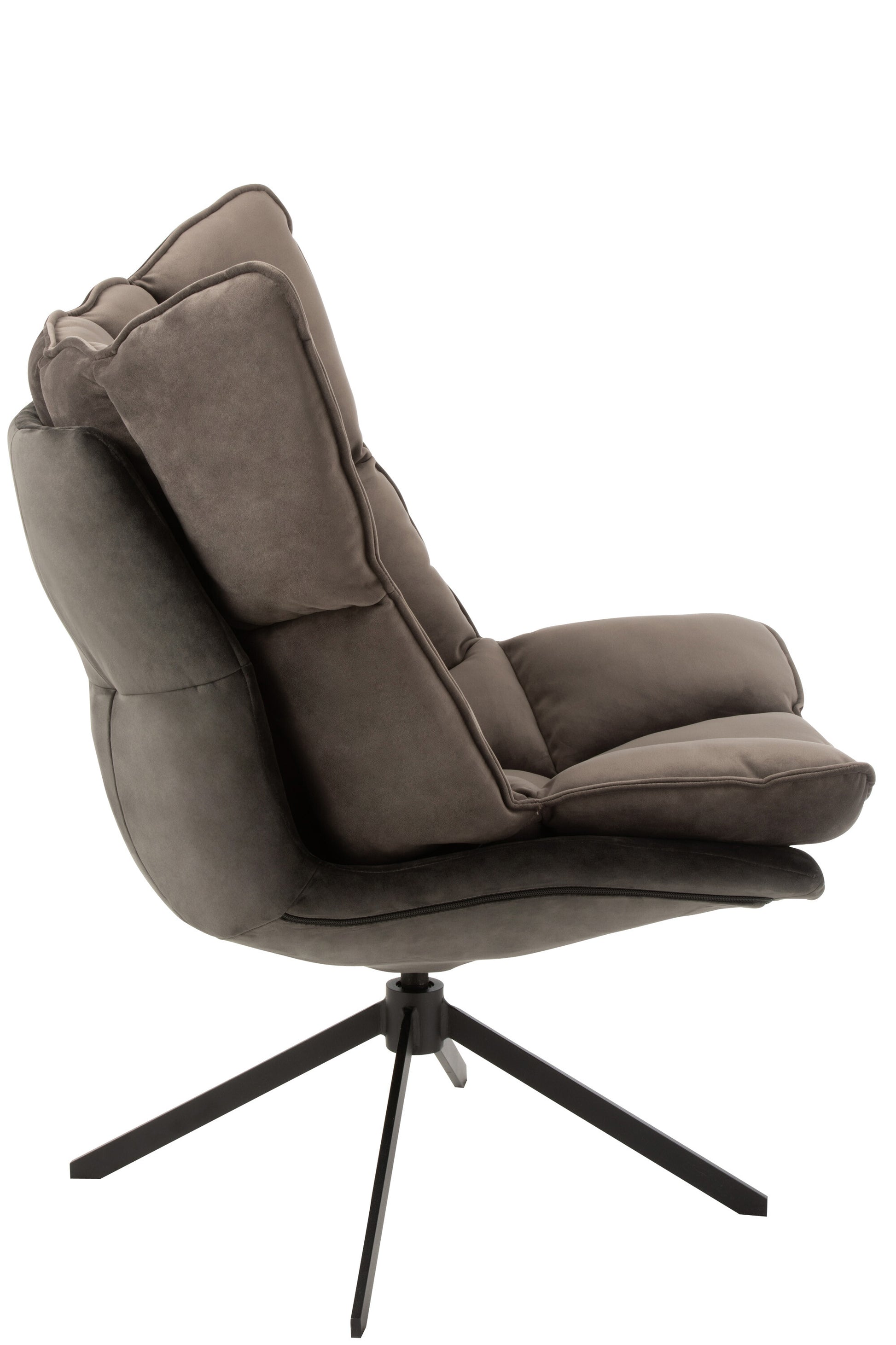 J-Line Relaxstoel Textiel Grijs-Stoel-J-Line-chair-rel-cush-fr-tex-met-gry-3-loungestoel, stoel-Breedte 73 Hoogte 92 Lengte 78 Gewicht 15,8 kg Verzameling WINTER 2020 Kleur 1 GRIJS/GREIGE Materiaal samenstelling POLYESTER(30%),METAAL(70%) Maximaal zitgewicht 150 Zit diepte 51 Stoelhoogte 52 Montage vereist Ja-5400924053239-5323-Cerasus Homestyle