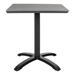 Chicago Koffietafel Grijs-Tafel-House Nordic-chicago-cafe-table-cafe-table-with-table-top-in-gray-nonwood-and-black-legs-70x70x72-cm-3-buiten, kleine tafel, koffietafel-70x70x72 cm Materiaal Niet-hout (PE), aluminium Kleur Grijs zwart-5713917021796-7501120-Cerasus Homestyle