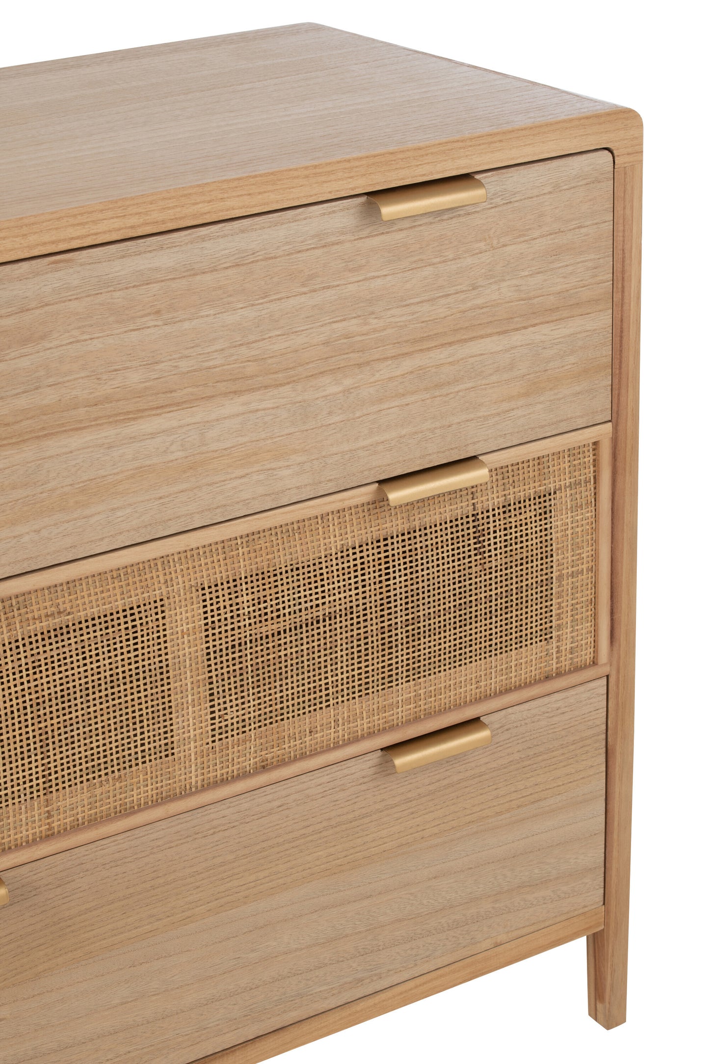 update alt-text with template J-Line Dressoir met 3 Laden - Rotan-Kast-J-Line-closet-3-drawers-wood-rat-nat-6-Dressoir-Breedte 50 Hoogte 90 Lengte 90 Gewicht 22 kg Verzameling Zomer 2022 Kleur Natuurlijk Materiaal samenstelling Mdf (89%), rotan (2%), paulowniahout (9%) Maximaal zitgewicht 20-5400924203269-20326-Cerasus Homestyle