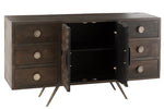 Etnisch Design Dressoir Donkerbruin