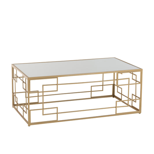 update alt-text with template J-Line Salontafel met Lijnen - Metaal/Glas Goud-Tafel-J-Line-IJzer-Goud-coffee-table-lines-metal-gl-gd-1-salontafel, Woonkamer-Breedte 66 Hoogte 47,5 Lengte 120 Gewicht 15,95 kg Verzameling winter 2022 Kleur Goud Materiaal samenstelling Mdf (20%), glas (20%), ijzer (60%)-5400924287009-28700-Cerasus Homestyle