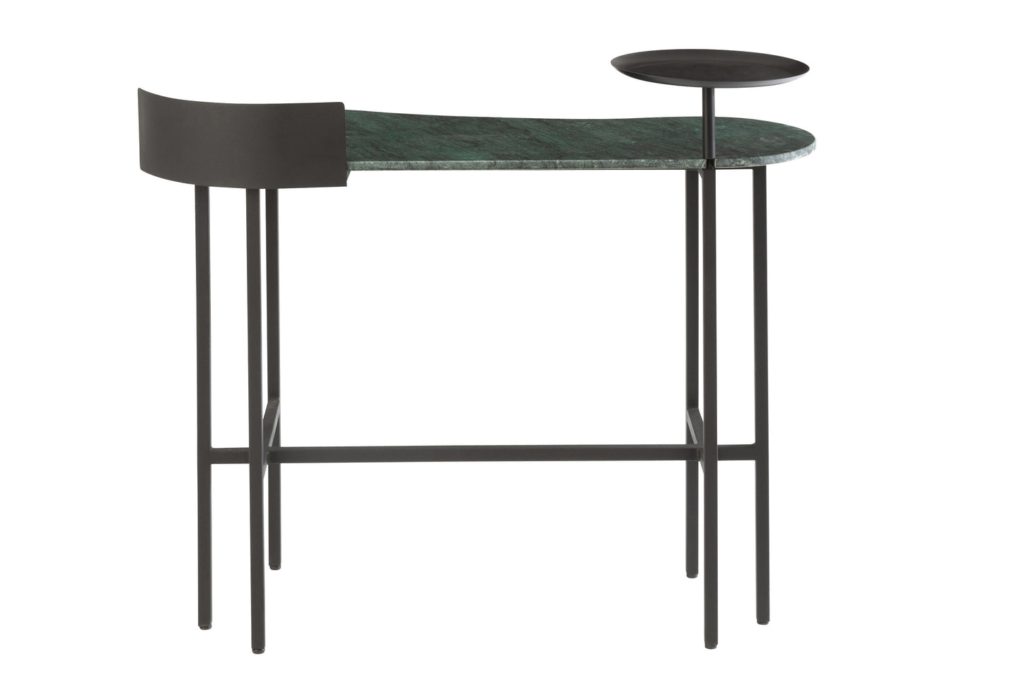 update alt-text with template J-Line Marmeren Consoletafel - Groen/Zwart-Tafel-J-Line-Marmer-Groen-console-marble-iron-green-bl-4-bijzettafel, console, Tafel, Wandtafel-Breedte 60 Hoogte 90 Lengte 110 Gewicht 23,54 kg Verzameling winter 2021 Kleur Groente Kleur 1 Zwart Materiaal samenstelling Messing (5%), ijzer (35%), marmer (60%) Maximaal zitgewicht 50 kg-5400924156879-15687-Cerasus Homestyle