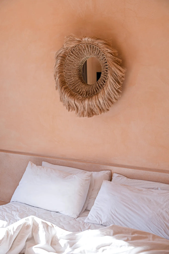 The Abaca Solomon Mirror-Naturel