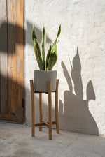 The Chalk High Planter-Concrete Naturel - L