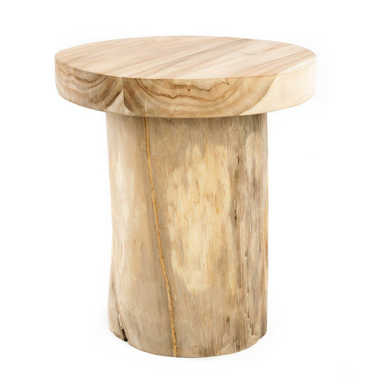 De Inti Bijzettafel - Naturel-Tafel-Bazar Bizar-Default-de-inti-bijzettafel-naturel-1_7e2eb82c-e019-4f34-afae-35d3f683de5c-kleine tafel-Sunny side up! De Inti (zon) bijzettafel ziet er zo organisch uit dat mensen zullen vragen of je hem zelf hebt gemaakt uit één stuk hout. Volledig gemaakt van duurzaam teakhout, is dit tijdloze meubelstuk gemaakt om altijd bij je te blijven. En dat zal hij ook. Kleur Naturel Hoogte (cm) 45 Breedte (cm) 30 Lengte (cm) 30 Waar te gebruiken? Binnenshuis - Overdekt 