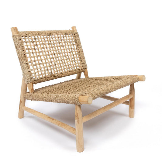 De Island Sisal Eenzit - Naturel-Stoel-Bazar Bizar-de-island-sisal-eenzit-naturel-1-stoel, Tuin-Ga lekker zitten en ontspan in onze prachtige Island Jute One Seater. De open geweven rugleuning en zitting zijn gemaakt van natuurlijke vezels. Deze eenzitter voegt een natuurlijke en tropische sfeer toe aan uw interieur. De bank is handgemaakt volgens een zeer hoge standaard en ziet er geweldig uit als een stijlvol alternatief voor een overdekt terras, patio of loungeruimte binnenshuis. Kleur Nature