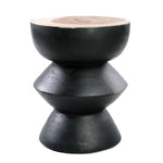 The Kulun Stool - Black Natural