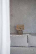 The Kythira Table Lamp-Naturel Betongray