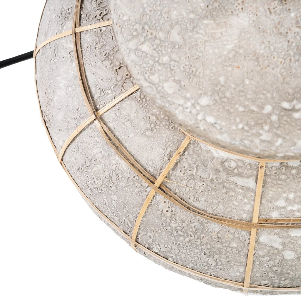 The Kythira Table Lamp-Naturel Betongray