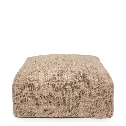 De Oh My Gee Poef - Beige-Poef-Bazar Bizar-Beige-de-oh-my-gee-poef-beige-1_6bf05283-923f-41aa-b351-e926709d0bb5-poef-Deze katoenen poef is de perfecte accessoire voor uw huis of zelfs uw overdekte buitenruimte. Gemaakt van superzacht katoen en verkrijgbaar in verschillende kleuren en patronen - deze poef is zowel een kleuraccent als een volledig functioneel zitelement. Leun achterover, ontspan en leg uw voeten omhoog - maar doe het in stijl! Dit unieke textielproduct is met de hand vervaardigd e