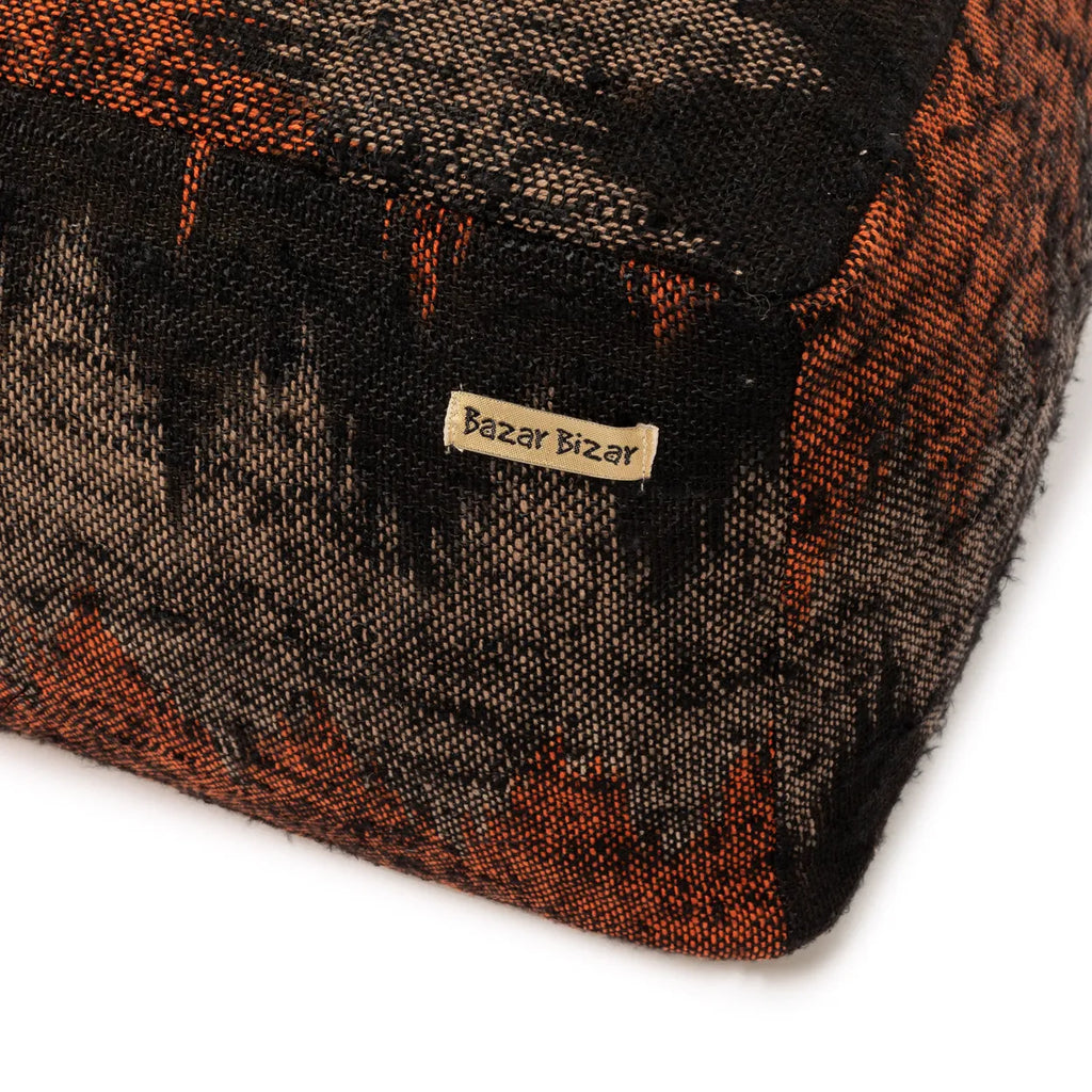 Le Pouf Oh My Gee - Noir Orange