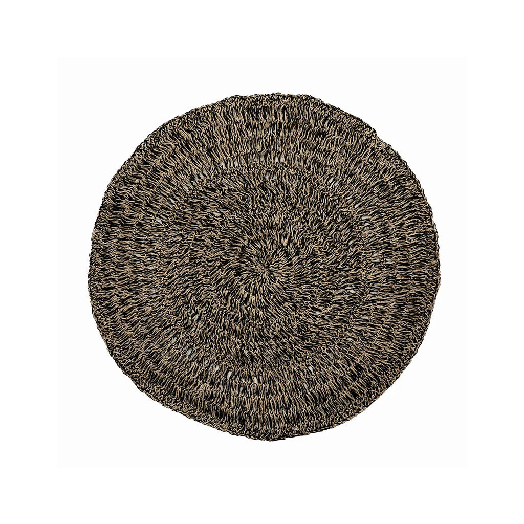 The Seagrass Carpet-Natural Black-100