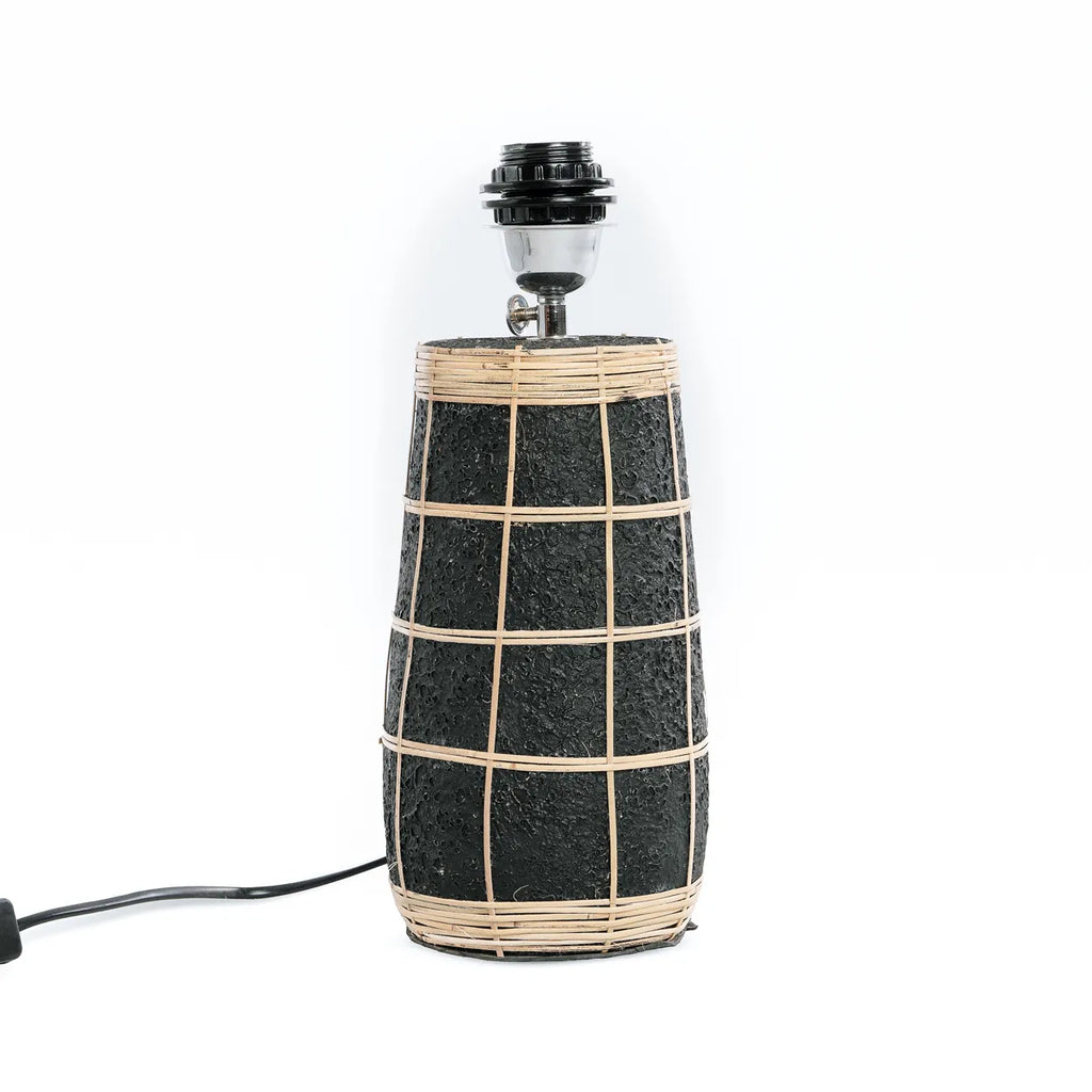 The Skiathos Table Lamp - Natural Black