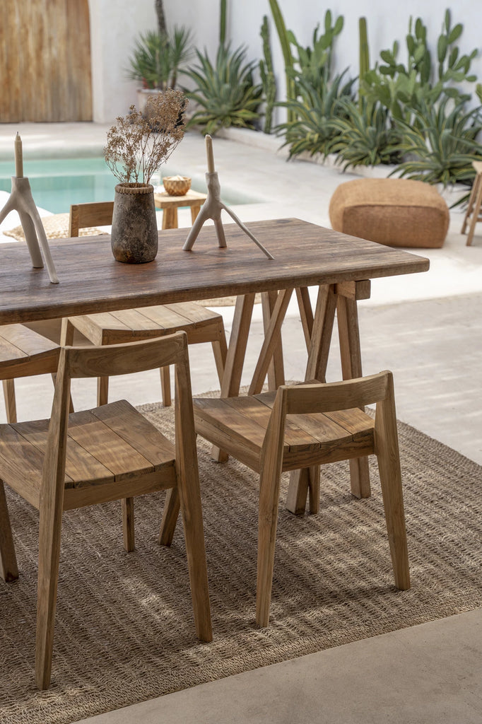 The Ydra Dining Chair-Naturel-Outdoor