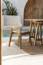 The Ydra Dining Chair-Naturel-Outdoor