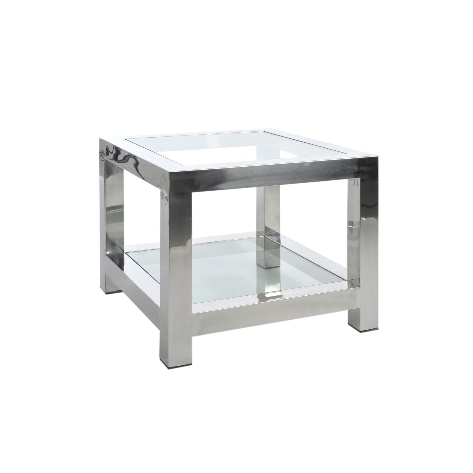 Koffietafel RVS/Glas Zilver-Tafel-J-Line-end-table-st-steel-gl-silv-60x60x50cm-1-koffietafel, Tafel-Breedte 60 Hoogte 50 Lengte 60 Gewicht 24,2 kg Verzameling WINTER 2016 Kleur 1 ZILVER Materiaal samenstelling GLAS (50%), ROESTVRIJ STAAL (50%) Intrastat-code 94032080 Montage vereist Ja-5414451355155-35515-Cerasus Homestyle