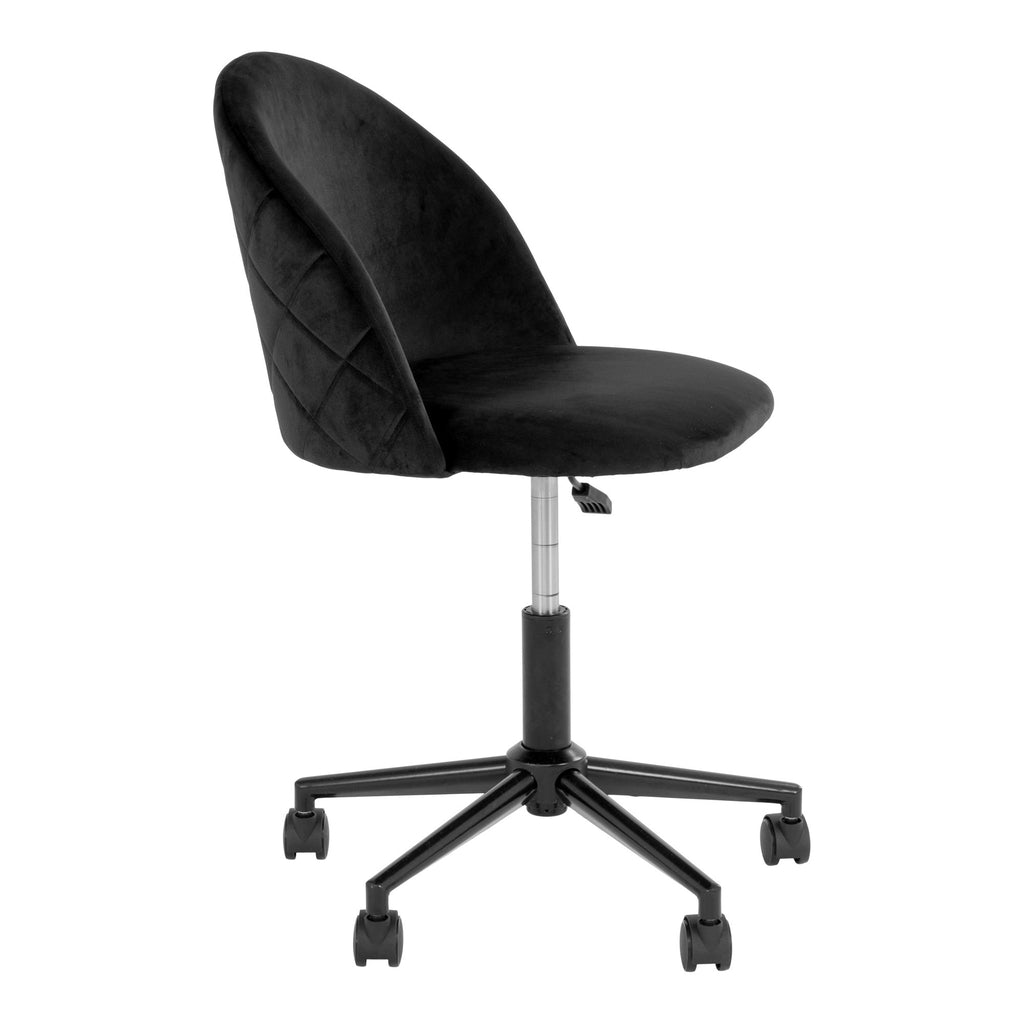 update alt-text with template Geneve bureaustoel-Stoel-Geneve Kontorstol-geneve-office-chair-4-bureaustoel, stoel-Bureaustoel in fluweel, zwart met zwarte poten, HN1207 Materiaal Fluweel, staal Zithoogte (cm.) 40-54 Zitdiepte (cm.) 43 Kleur Zwart-5713917017300-1201090-Cerasus Homestyle