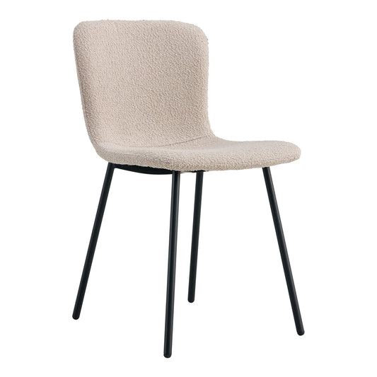 Halden Dining Chair - Eetkamerstoel in bouclé, beige - set van 2-Stoel-House Nordic-halden-dining-chair-dining-chair-in-boucle-beige-with-black-legs-hn1233-set-of-2-1-eetkamerstoel, stoel-Eetkamerstoel in bouclé, beige met zwarte poten, HN1233 Materiaal Stof, staal Kleur Beige-5713917025268-1001105-Cerasus Homestyle