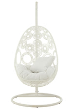 Bula Hanging Chair Reed White