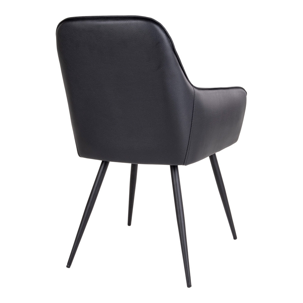 update alt-text with template Harbo Dining Chair - Stoel in zwart PU met zwarte poten - set van 2-Harbo Spisebordsstol-harbo-dining-chair-chair-in-black-pu-with-black-legs-hn1223-5-Stoel in zwart PU met zwarte poten\nHN1223 Materiaal PU, staal Kleur Zwart-5713917009466-1001153-Cerasus Homestyle