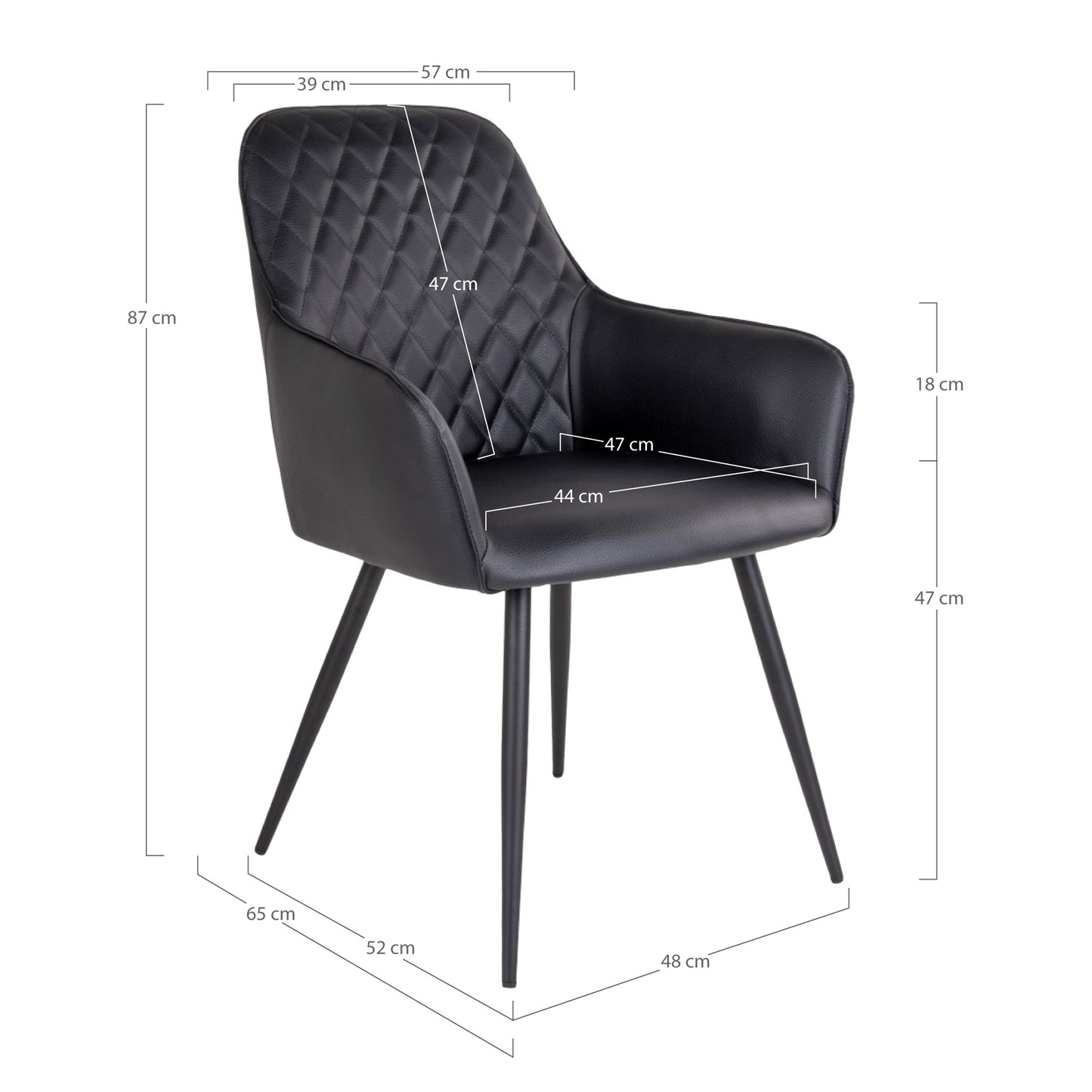 update alt-text with template Harbo Dining Chair - Stoel in zwart PU met zwarte poten - set van 2-Harbo Spisebordsstol-harbo-dining-chair-chair-in-black-pu-with-black-legs-hn1223-6-Stoel in zwart PU met zwarte poten\nHN1223 Materiaal PU, staal Kleur Zwart-5713917009466-1001153-Cerasus Homestyle
