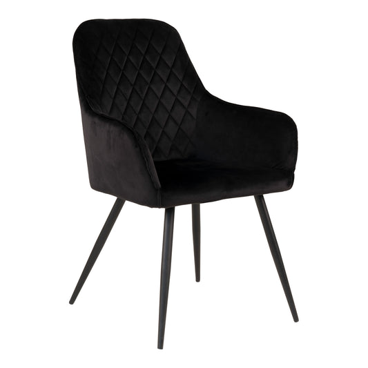 update alt-text with template Harbo Dining Chair - Stoel in zwart velours met zwarte poten - set van 2-Harbo Spisebordsstol-harbo-dining-chair-chair-in-black-velvet-with-black-legs-hn1207-1-Stoel van zwart fluweel met zwarte poten\nHN1207 Materiaal Fluweel, staal Kleur Zwart-5713917017676-1001159-Cerasus Homestyle