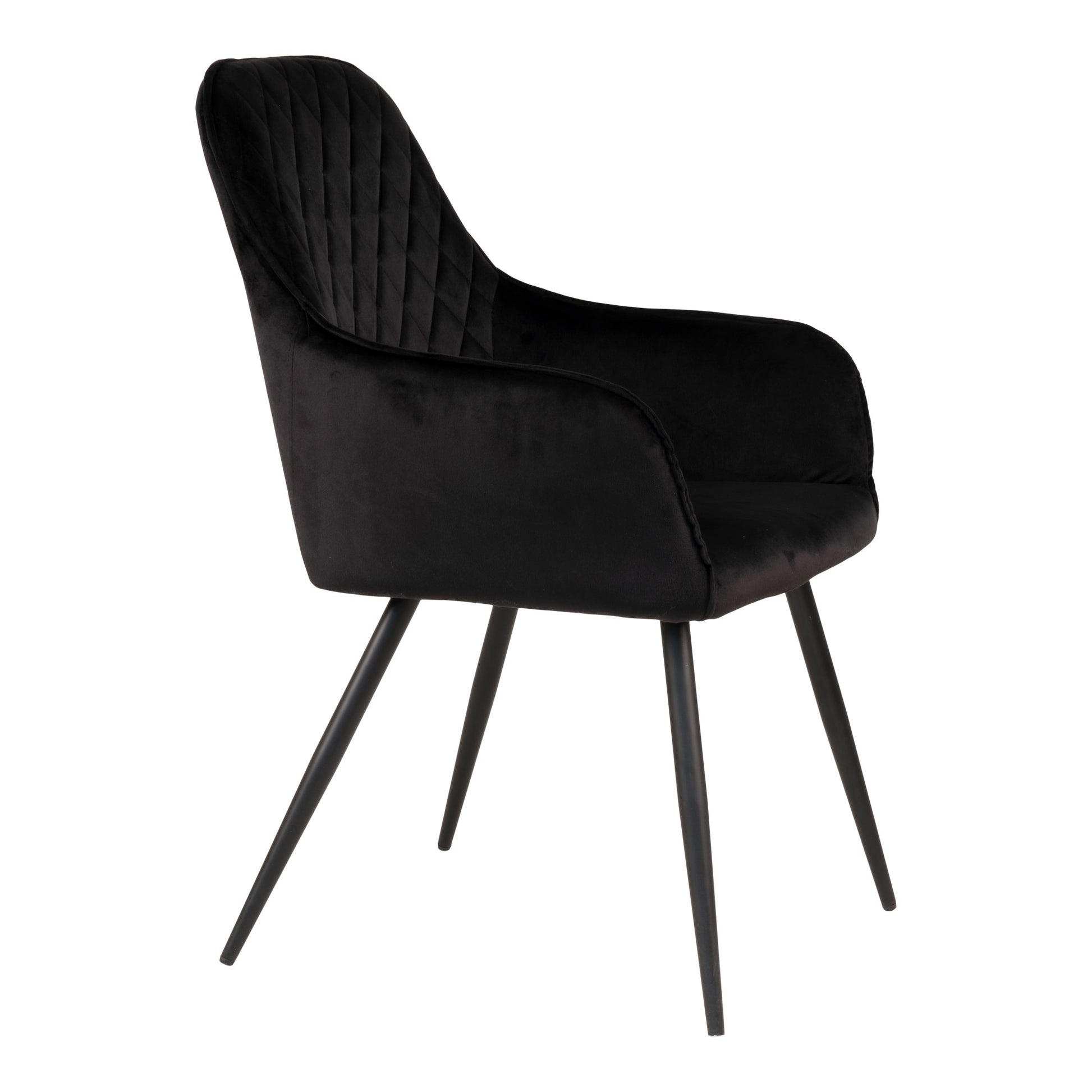 update alt-text with template Harbo Dining Chair - Stoel in zwart velours met zwarte poten - set van 2-Harbo Spisebordsstol-harbo-dining-chair-chair-in-black-velvet-with-black-legs-hn1207-4-Stoel van zwart fluweel met zwarte poten\nHN1207 Materiaal Fluweel, staal Kleur Zwart-5713917017676-1001159-Cerasus Homestyle