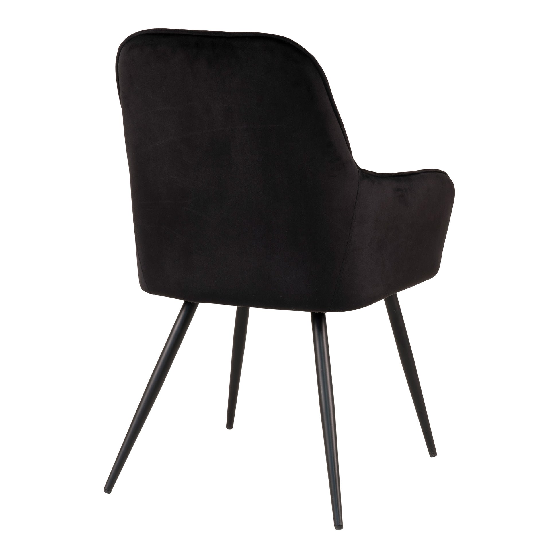 update alt-text with template Harbo Dining Chair - Stoel in zwart velours met zwarte poten - set van 2-Harbo Spisebordsstol-harbo-dining-chair-chair-in-black-velvet-with-black-legs-hn1207-5-Stoel van zwart fluweel met zwarte poten\nHN1207 Materiaal Fluweel, staal Kleur Zwart-5713917017676-1001159-Cerasus Homestyle